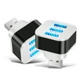 thumbnail image 1 of Destyer Chargeur 3-en-1 Hub USB 3 Ports avec Indicateur LED Séparateur Adaptateur Circuit pour Protection Mise à Niveau Rallonge 2 Pcs 1Ensemble, 1 of 6