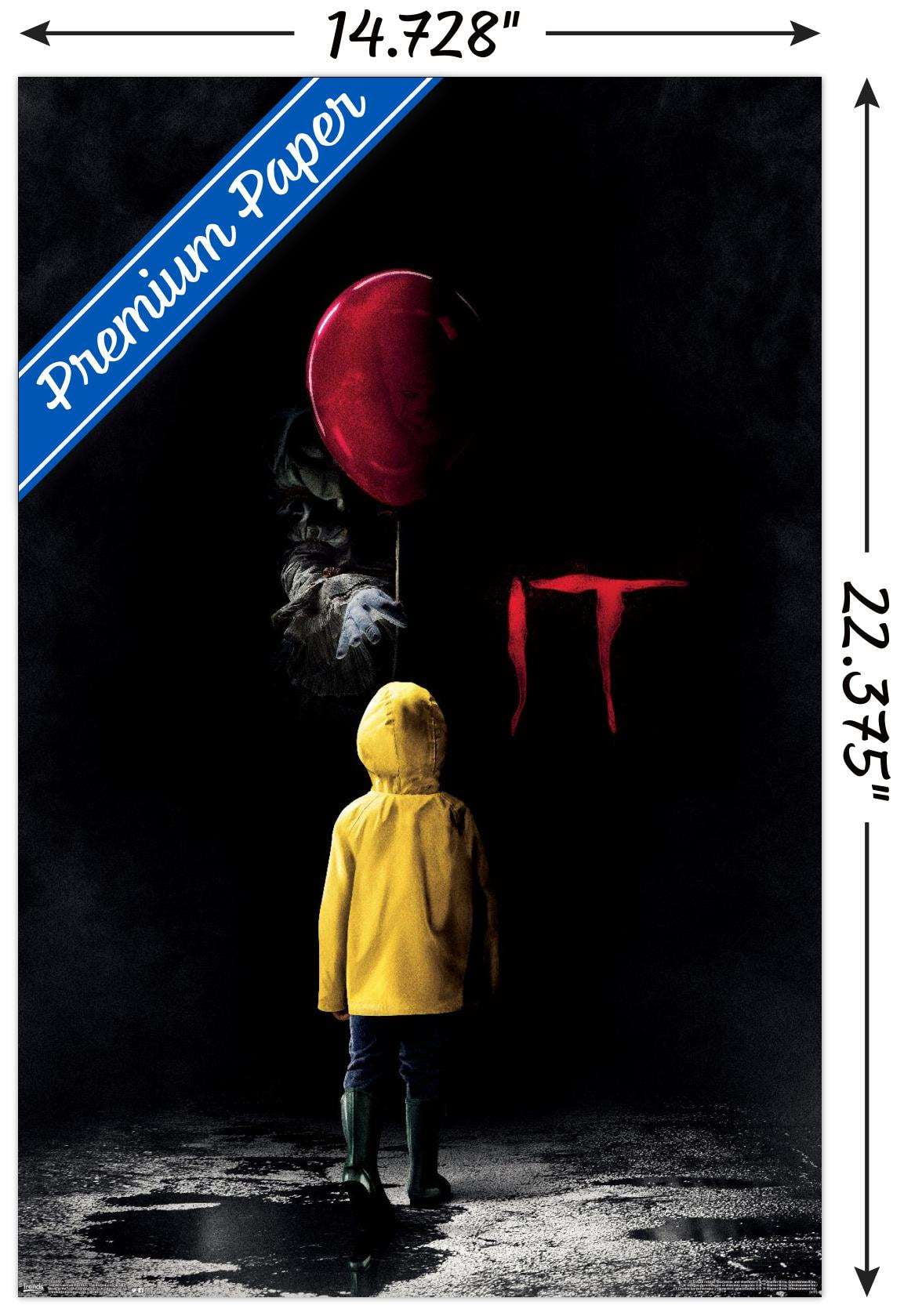 IT - Teaser One Sheet Wall Poster, 14.725" x 22.375"