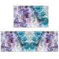 thumbnail image 6 of Blue Purple Turquoise Marble Kitchen Rugs and Mats Non Skid Washable Waterproof Anti Fatigue Kitchen Floor Mats Standing Floor Mat for Kitchen Office Laundry Room Bathroom,47.2x15.7 inch, 6 of 6