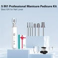 thumbnail image 4 of 15-Speed Adjustable Electric Foot Scrub Remover with LED Display, 2-in-1 Nail Drill & Foot File, 2000mAh Rechargeable, for Dead Skin & Thick Toenail Removal, Home Foot Care Tool, 4 of 8