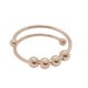 thumbnail image 2 of Anillo de apertura ajustable Ansiedad Aliviar Fidget Meditación Perlas Anillo Regalo kaili Sencillez, 2 of 2