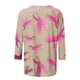 thumbnail image 4 of Camisetas Casuales de las Mujeres Impresas 3/4 Manga Blusa Cuello Redondo Estante de Imitación, Moda Casual Top para las Mujeres, 4 of 5