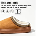 thumbnail image 5 of CHICVOMEY Fuzzy Slippers Women Slip on Indoor Cozy Memory Foam House Shoes Open Toe House Slippers Lightweight Fluffy Slippers, 5 of 9