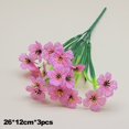 thumbnail image 2 of 3Pcs Five-forked Violet Outdoor Simulation Flower Porch Decorative Flowers, 2 of 6