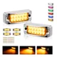 thumbnail image 1 of 6 Plafones 12 Led Lateral Rectangular Fija Estrobo 12-24v, 1 of 6