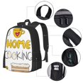 thumbnail image 2 of Fotbe Home Cooking Mochila para Hombre y Mujer - Tela Oxford 600D Resistente - Mochila Impermeable de Gran Capacidad para Escuela, Viajes y Senderismo, 2 of 6