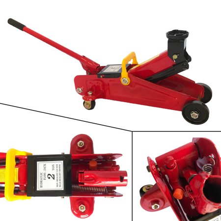 Zimtown 2 Ton Low Profile Hydraulic Floor Jack Work Shop Stand