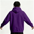 thumbnail image 7 of Mens Hooded Fashion Long Sleeve Hoodies Casual Drawstring with Pockets Pullover Sweatshirt for Men Dark Purple M, 7 of 7