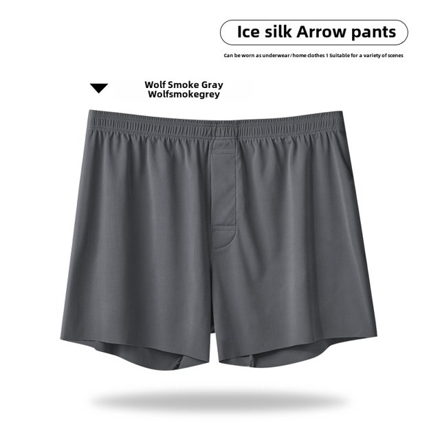Pantalones Ropa interior para hombre Talla grande Sueltos Elásticos Pijamas para el hogar Cómodos Pantalones cortos deportivos transpirables y frescos
