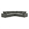 thumbnail image 4 of Modway Commix 5 Piece Down Filled Overstuffed Sectional Sofa in Gray, 4 of 5