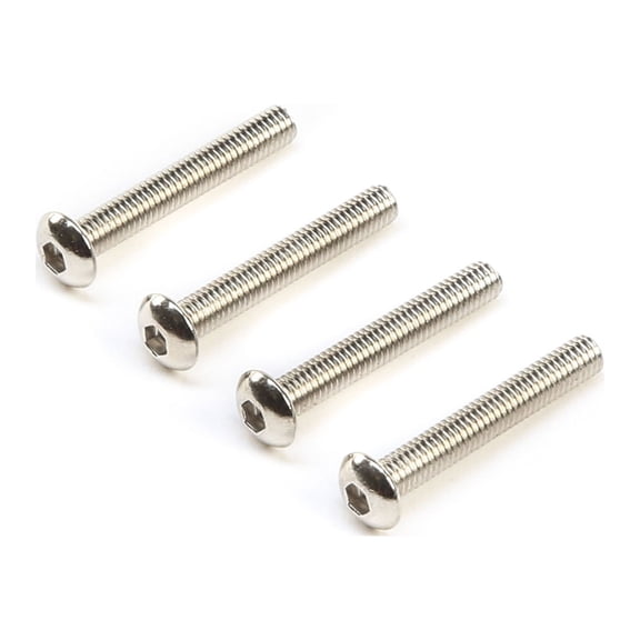 Team Losi Racing Left Hand Button Head Screws M3x20mm 4 TLR245006 Gas Car/Truck Replacement Parts