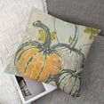 thumbnail image 7 of nygtbtfer Fall Pillow Covers Set of 2, Thanksgiving Throw Pillow Covers Artistic Pumpkin Home Outdoor Decorative Pillow Case Cushion Case for Couch Sofa White, 7 of 7