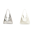 thumbnail image 1 of Bolso Mano Cuero PU Hombro Diseñador Suave Hobo para Mujer (Plata), 1 of 6