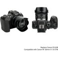 thumbnail image 2 of czcpp-50mm Abat-Jour Réversible pour Lentille Canon RF 50mm f/1.8 STM Remplace Canon ES-65B Capot Design Tulipe Fleur pour Appareils Photo Canon EOS R6 R5 RP R, 2 of 4