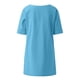 thumbnail image 4 of Blusa de verano Fnochy para mujer, de poliéster, de color liso, informal, sin tirantes, 4 of 6