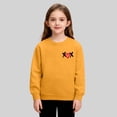thumbnail image 2 of Bixock Toddler Boys and Girls Tops,Kids Long Sleeve Tops Valentine Heart Print Fleece Lined Round Neck Sweatshirt for Boys Girls 2-12Y Tops, 2 of 5