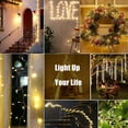 thumbnail image 6 of Cluster Fairy Lights with Remote 19.68FT 200LED Waterproof Silver Wire Firecracker String Lights Battery Operated for Bedroom Garden Party Wedding Christmas, 6 of 7