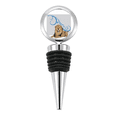 thumbnail image 1 of Feline Lions Fierce Patterns Bottle Stopper Stainless Steel Rubber Reusable, 1 of 4