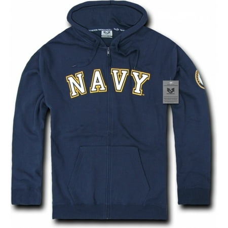 navy hoodie zip jacket rapdom xl mens military r43 sweatshirt fleece rapid dominance