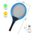 thumbnail image 4 of Juego de raqueta de bádminton de tenis, juguete de playa al aire libre 3 en 1 para 3 4 5 años (azul) JFHHH pequeña, 4 of 5