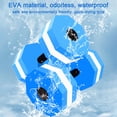 thumbnail image 4 of Advancent Mancuernas para aeróbic acuático, herramienta para entrenamiento de resistencia al agua, pesas acuáticas EVA ligeras, 2 piezas Deportes acuáticos verde, 4 of 6