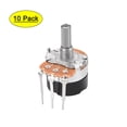 thumbnail image 1 of Unique Bargains WH138 500K Ohm Variable Resistors Single Rotary Carbon Film Potentiometer 10pack, 1 of 3