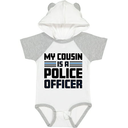 

Inktastic My Cousin is a Police Officer Gift Baby Boy or Baby Girl Bodysuit