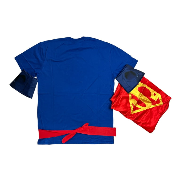 Superman shirt with cape walmart deals