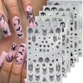 thumbnail image 1 of Juego de pegatinas para uñas HREJHDS Halloween Spider 3D autoadhesivas x6, 1 of 7