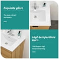 thumbnail image 6 of 24 inches Depth 18 inches Width - Smooth Polished Surface - Bathroom Decor - Easy Maintenance, 6 of 6