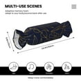 thumbnail image 3 of Fotbe Copper-Gold Gloss Outline Flower Pattern Cervical Neck Pillow, Candy Pillow, Roll Foam Pillows, Bolster Pillow, Round Neck Pillows Support for Sleeping | Bolster Pillow, 3 of 8