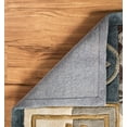 thumbnail image 5 of Linon Trio GardenGate Polyester 8'x10' Area Rug in Blue & Grey, 5 of 6