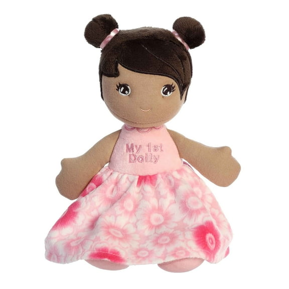 ebba - Medium Pink Dolls - 12.5" My First Dolly - Elegant Baby Stuffed Doll