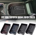 thumbnail image 2 of SharkTRUE Premium Car Center Console Organizer Tray: Dustproof & Waterproof for Toyota RAV4 2019-2023, 2 of 8