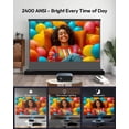 thumbnail image 3 of Proyector CAIWEI 4K 2400 ANSI HDR10+ con enfoque automático y WiFi 6, 3 of 9