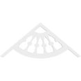 thumbnail image 2 of Ekena Millwork 36"W x 15"H x 1"P (10/12) Pitch Classic Wagon Wheel Architectural Grade PVC Gable Pediment, 2 of 5