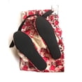 thumbnail image 2 of Victoria's Secret Champagne Pink Rose Signature Satin Slippers Small (5/6) NWT, 2 of 3