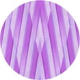 thumbnail image 1 of Ahgly Company Machine Washable Indoor Round Transitional Bright Neon Pink Purple Area Rugs, 4' Round, 1 of 7
