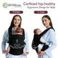 thumbnail image 3 of Momcozy Baby Carrier Newborn to Toddler - Black, 3 of 10