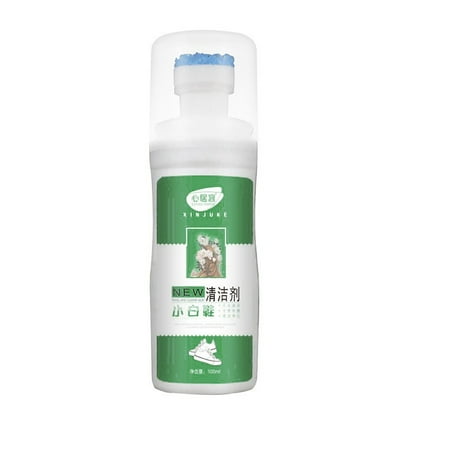 

WQQZJJ Cleaning Supplies Sports Leather Canvas Cleaner 100ml Shoe Clean White with Brush Head On Clearance
