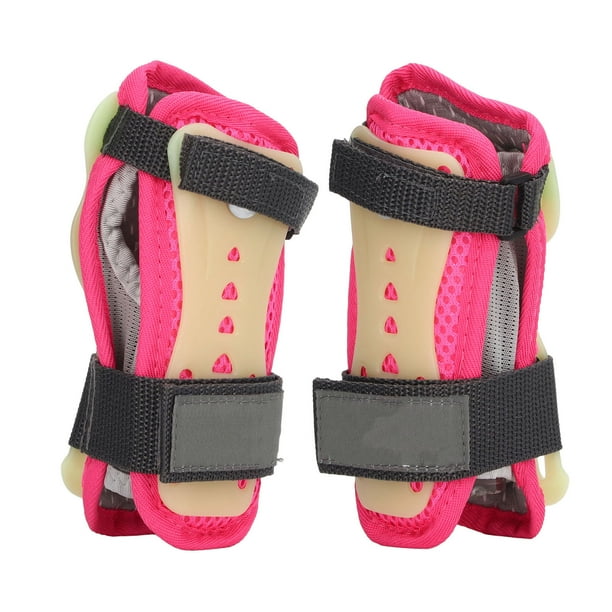 2 muñequeras para patinaje sobre ruedas, absorción del sudor, transpirables, flexibles, muñequeras para patinaje para niños, deportes al aire libre S (de 3 a 7 años, 33 a 50 lb)