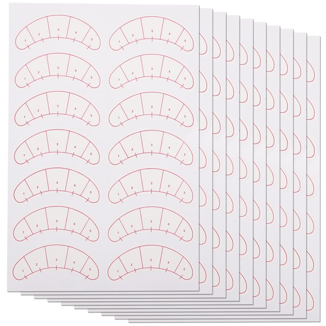 3 Bags of Disposable Makeup Eye Pad Sticker Eye Shadow Stickers Eyelash Extension Tapes