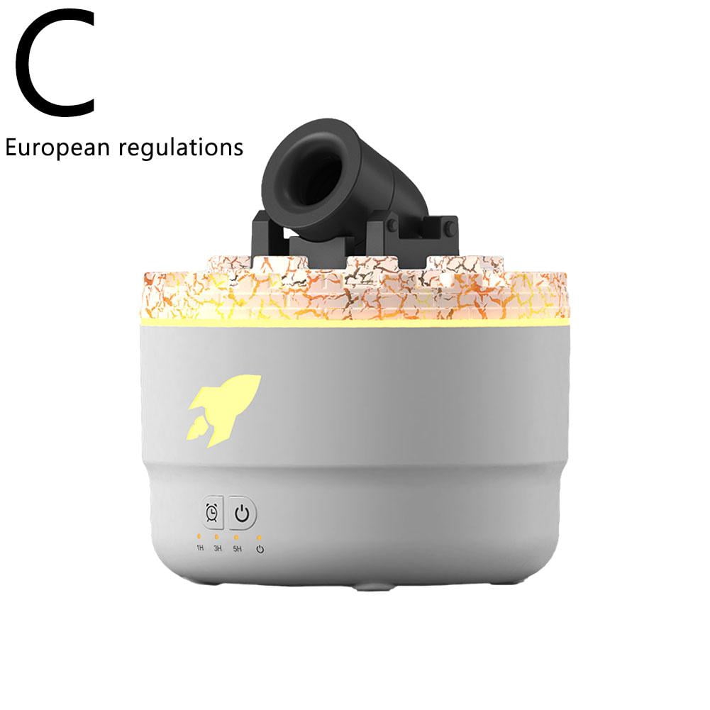ZOUBAOQ Cannon Aroma Humidifier with Colorful LED Lights - 2 Spray Modes, Auto Shutoff, 280ML Capacity, Creative Cannon Blast Turret Design, Aromatherapy Diffuser for Home, Office, and Bedroom
