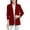 Wine, variant on AWZXDE Girls' Blazer Kids Suit Jacket Long Sleeve Notched Lapel With Inner Pocket Open Front Chic Casual School Outfit 3-14Y Red,13-14 Years