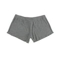 thumbnail image 2 of P.J. Salvage Womens Ribbed Pajama Shorts, Grey, Small, 2 of 2