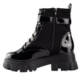 thumbnail image 3 of Botin Tacon Ancho Charol Casual para Mujer Hanna MX  Lorde Black, 3 of 4