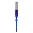 thumbnail image 3 of 1 Pcs End Mill Tungsten Cemented Carbide 2T Blue Milling Cutter(R1*47*D8*85), 3 of 8