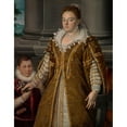 thumbnail image 2 of Alessandro Allori 15x18 Gold Ornate Wood Frame and Double Matted Museum Art Print Titled - Portrait of Grand Duchess Bianca Capello De Medici with Her Son (C. 1580-1614), 2 of 4