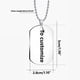thumbnail image 3 of Collar y llavero de acero inoxidable de moda para nietos Colgante de acero inoxidable, 3 of 3