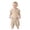 H252 Beige, variant on SJLDQY Baby Girl Pajamas Short Sleeve Shirts Pants 2 Piece Pjs Sets Summer Sleepwear Breathable Loungewear Sets for